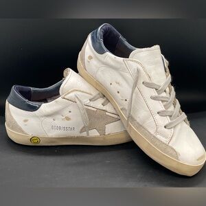 Golden Goose Big Kids' Super-Star Low Top Sneaker Size 34/3